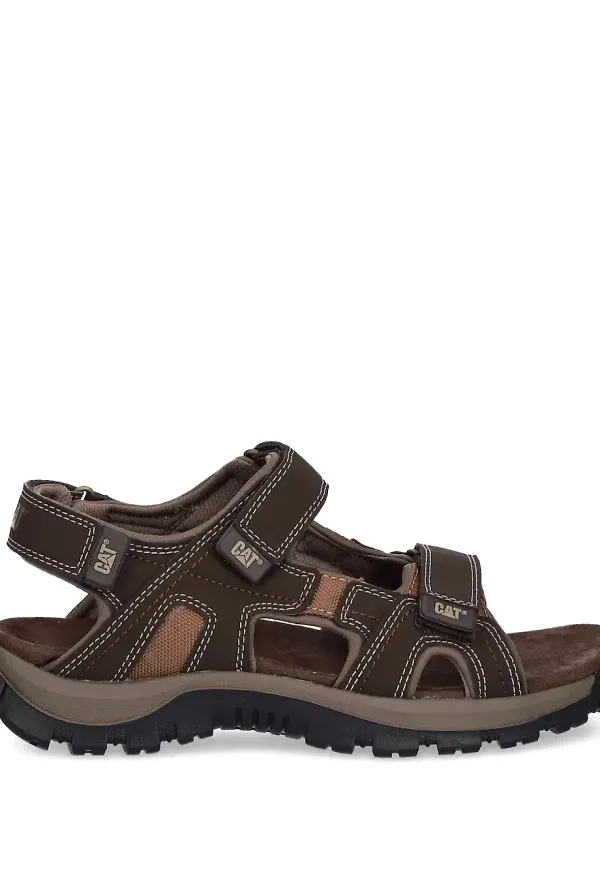 caterpillar Giles sandaler med tre remmar - Brun