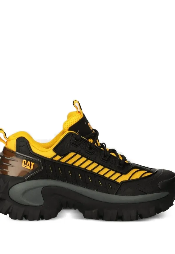 caterpillar sneakers med dragögla och panel - Svart