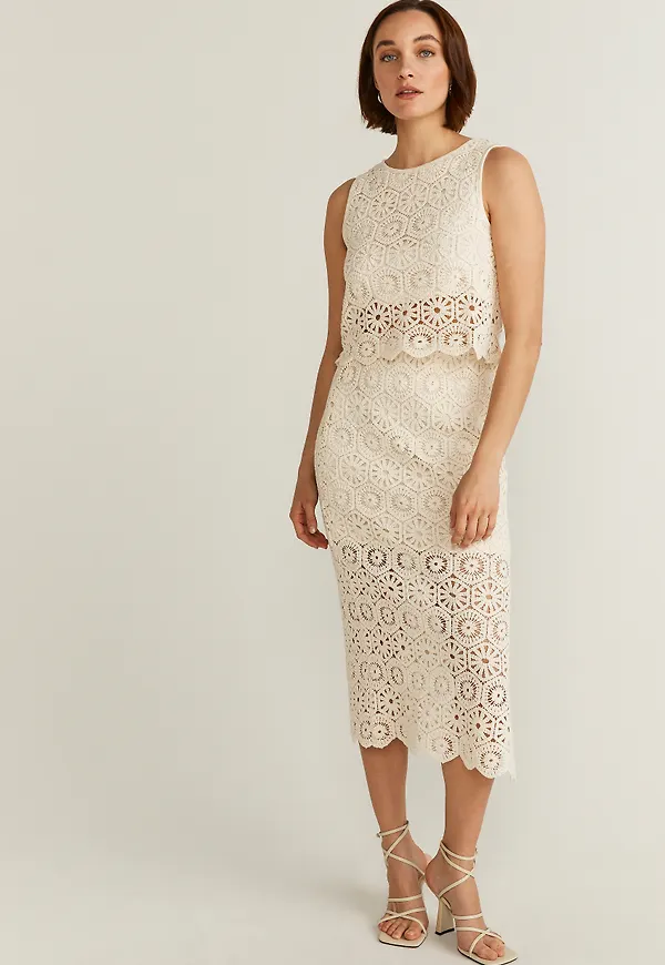 Cathy crochet skirt
