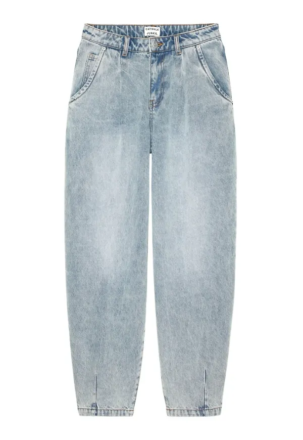 Catwalk Junkie Loose-fit Jeans Blå, Dam
