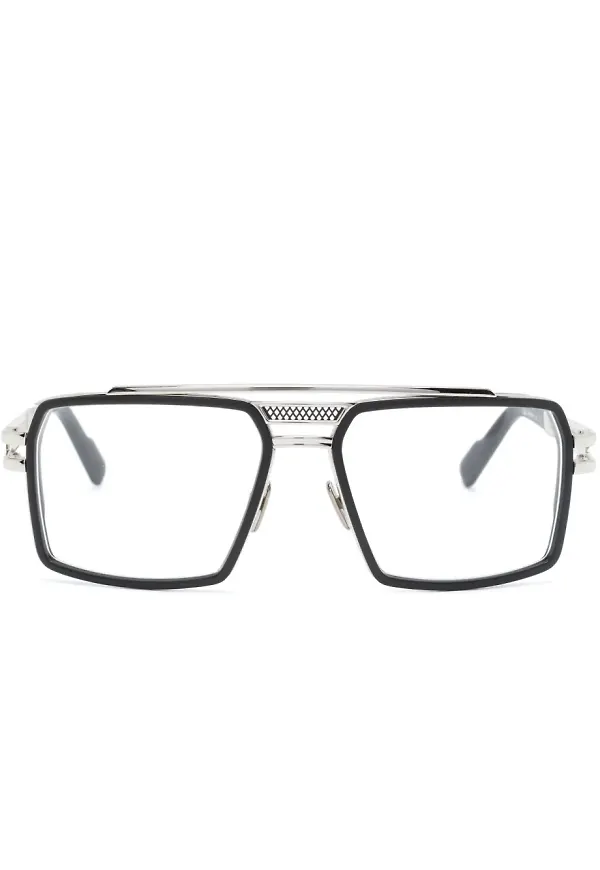 Cazal fyrkantiga glasögon - Silverfärgad