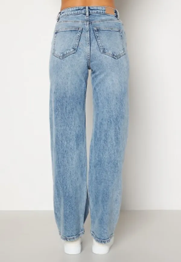 ONLY Juicy HW Life Wide Jeans Medium Blue Denim De 32/34