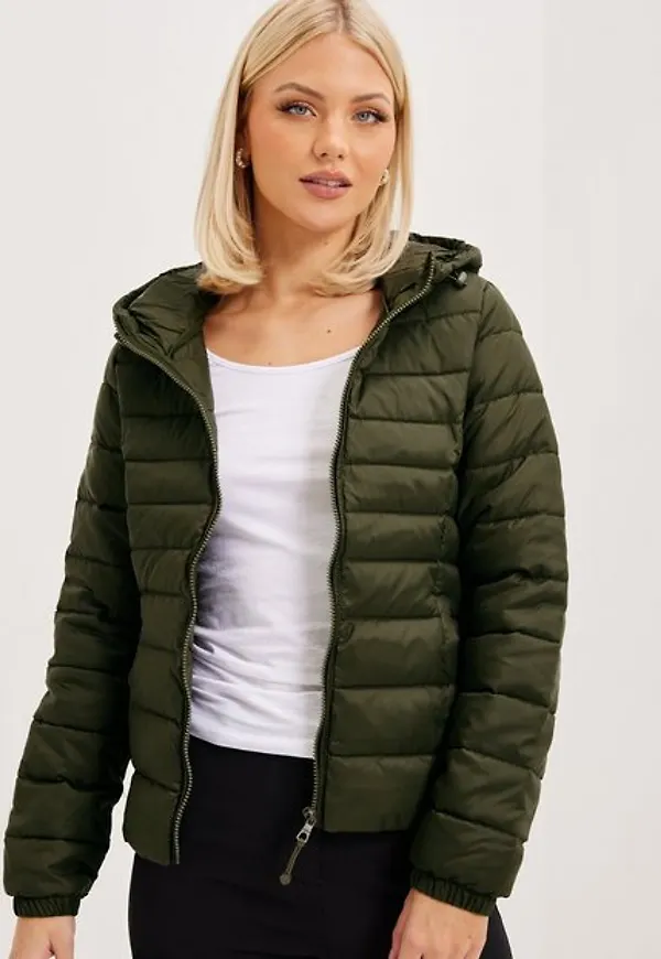 Only onlTAHOE Hood Jacket Otw Noos Dunjackor Forest Night