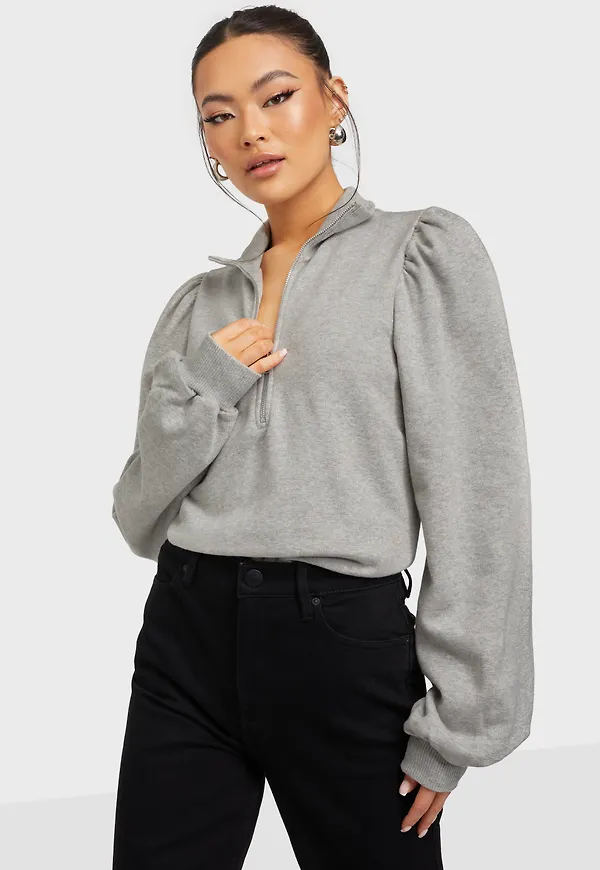 Gestuz - Stickade tröjor - NankitaGZ zipper sweatshirt - Tröjor - Knitted sweaters