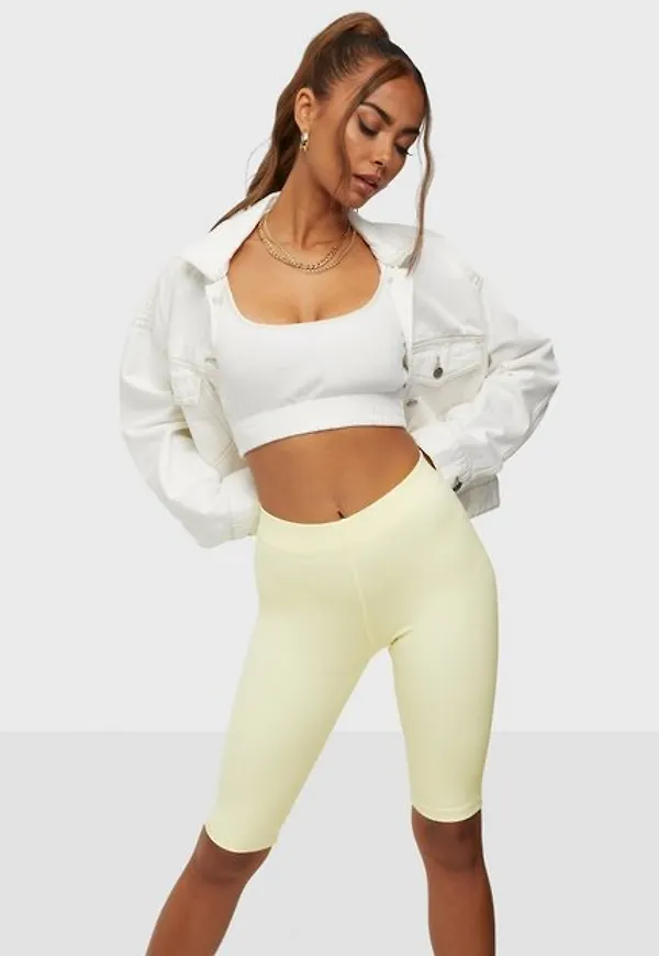 Only Onlvedel Bike Shorts Shorts Pastel Yellow