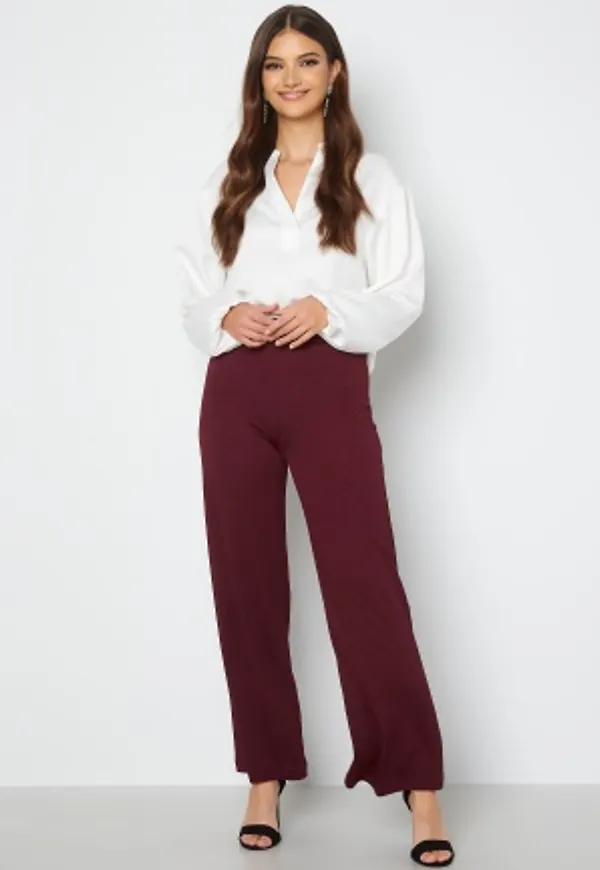 Happy Holly Vera wide pants Wine-red 44/46