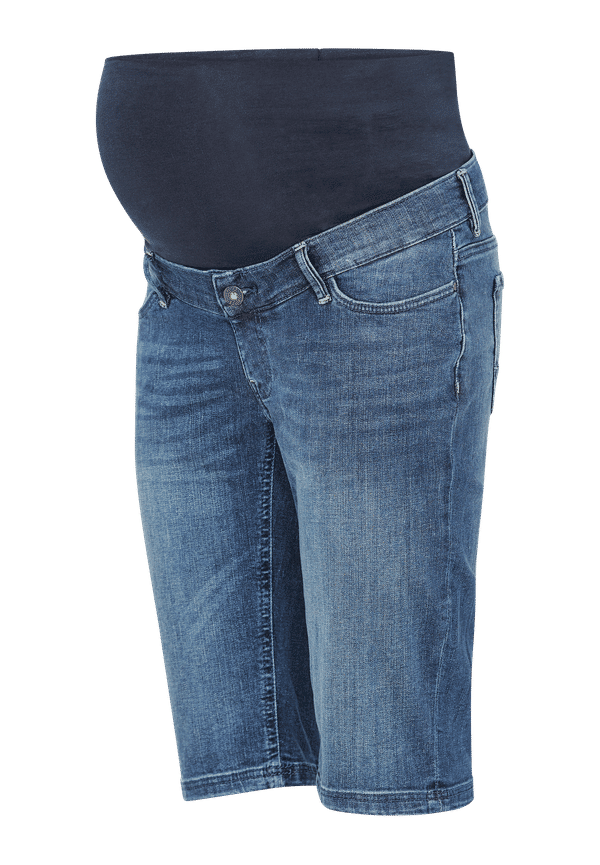 Noppies - Gravidshorts Denim - Blå
