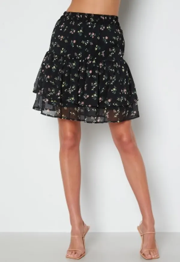 BUBBLEROOM Paola  Skirt Black / Patterned L