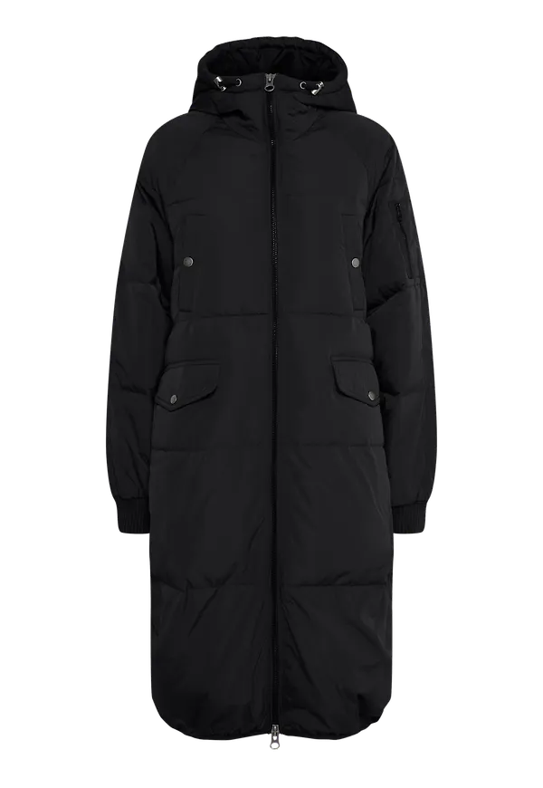 ICHI - Dunkappa ihBunala Down Jacket - Svart