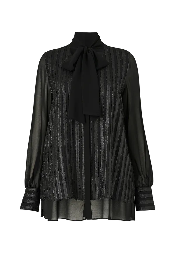 Persona by Marina Rinaldi - Blus Fiore - Svart