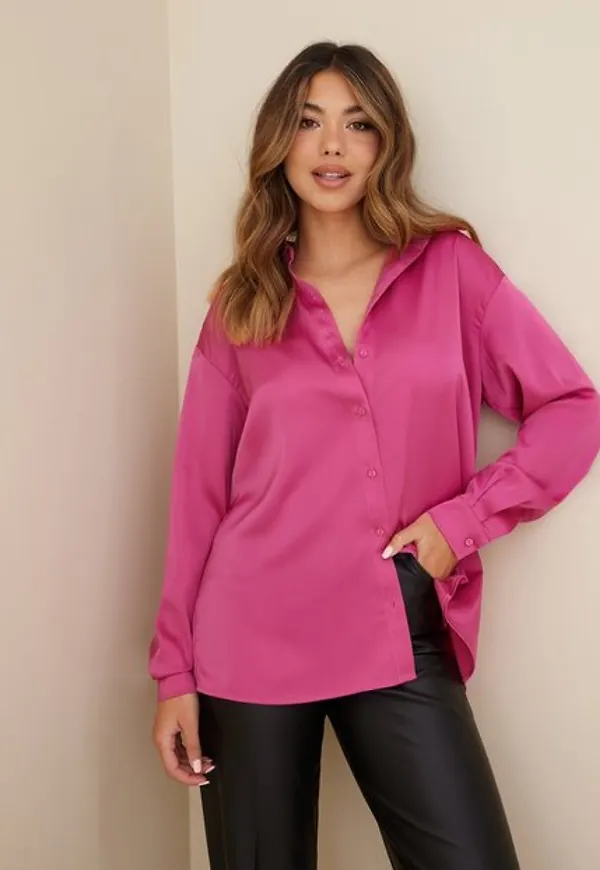 Pieces Pcnora Ls Oversized Shirt D2D Skjortor Fruit Dove