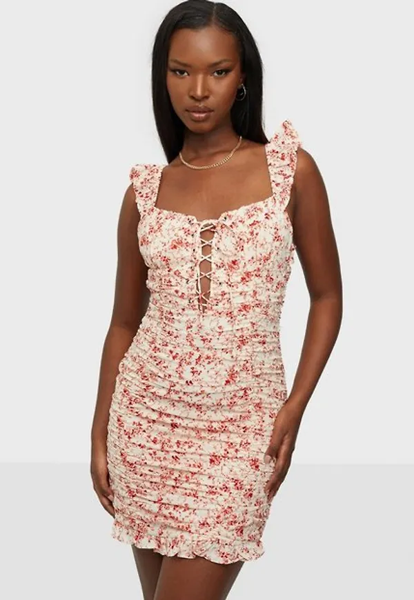 Kiss The Sky By My Side Lace Up Dress Klänning