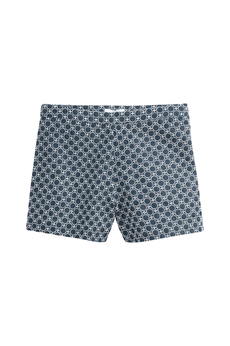 La Redoute - Jacquardmönstrade shorts - Blå