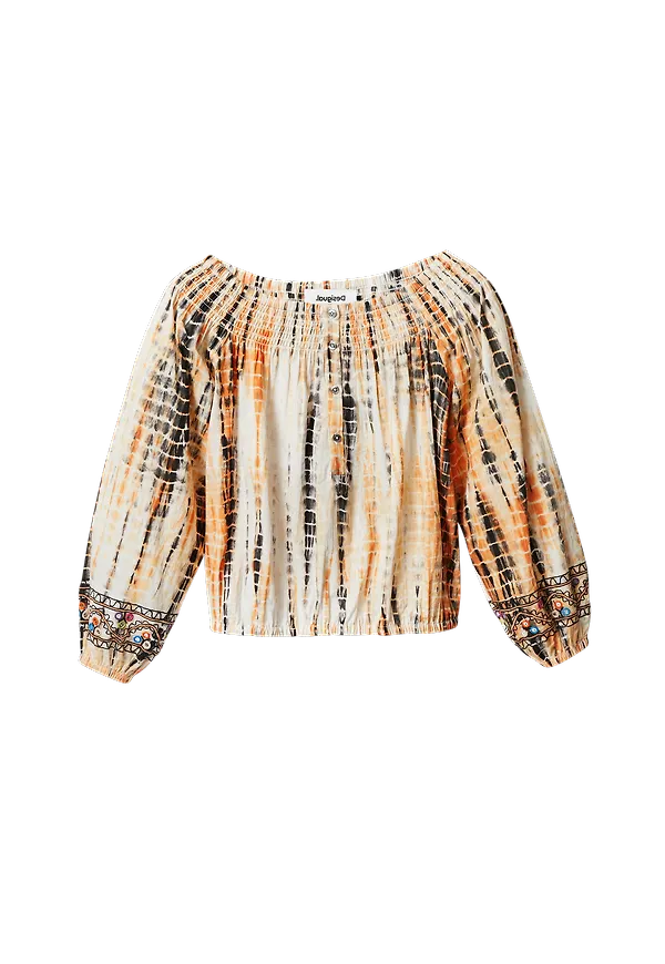 Desigual - Blus Savanna - Orange
