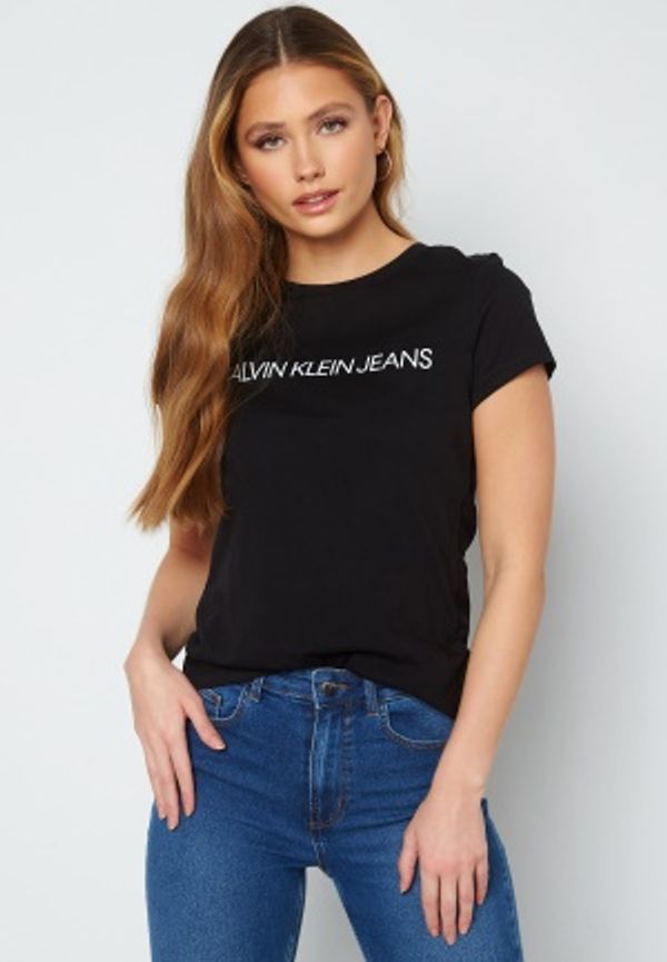 Calvin Klein Jeans Instit L Slim Fit Tee 099 CK Black M