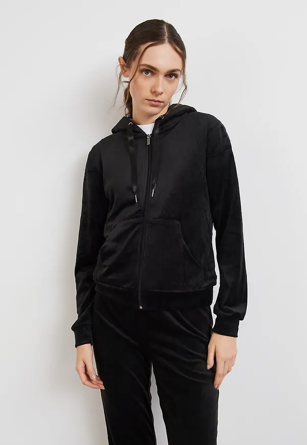 Cecilia velour hoodie
