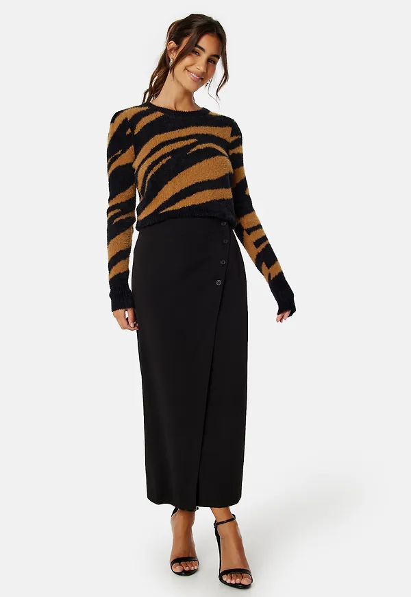 Cecilie Long Wrap Skirt
