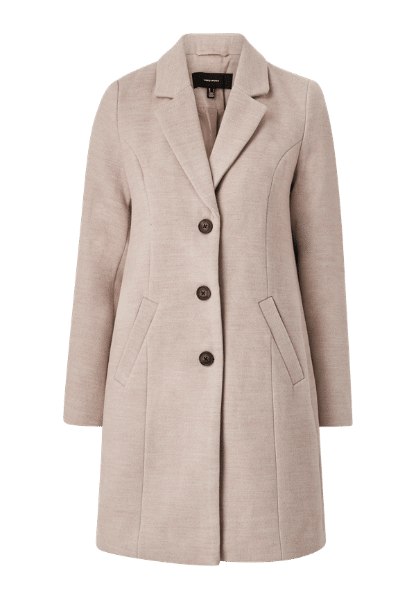 Vero Moda - Kappa vmCalacindy Coat - Brun