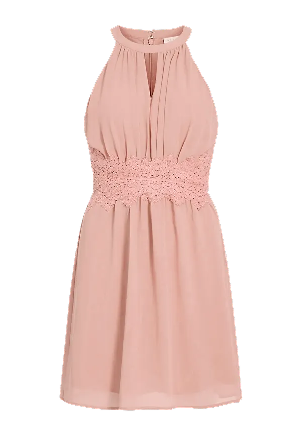 Vila - Klänning viMilina Halterneck Dress - Rosa