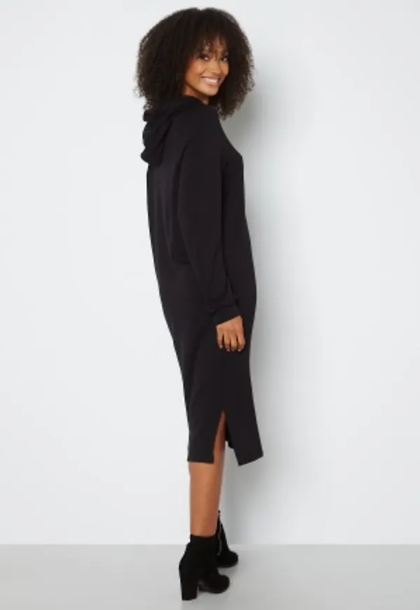 VERO MODA Silky L/S Slit Dress Black S