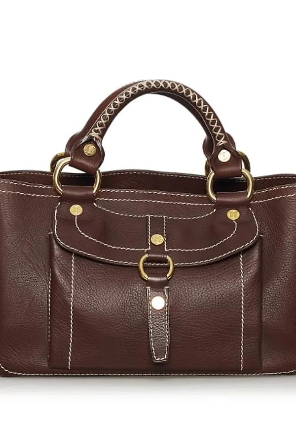 Celine Boogie Leather Handbag