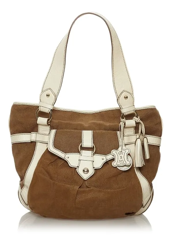 Celine Canvas Handbag
