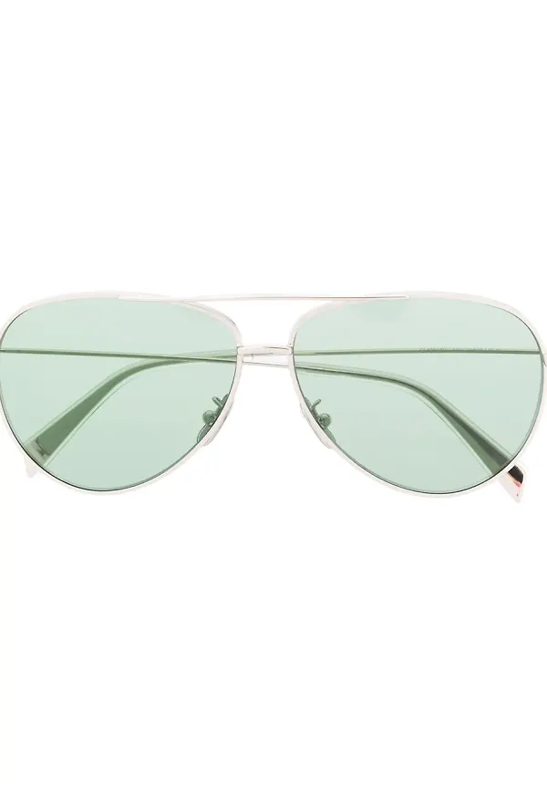 Celine Eyewear pilotsolglasögon - Silverfärgad
