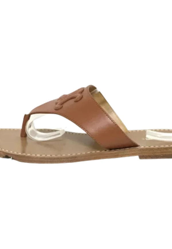 Celine Vintage Pre-owned Läder sandaler Brun, Dam