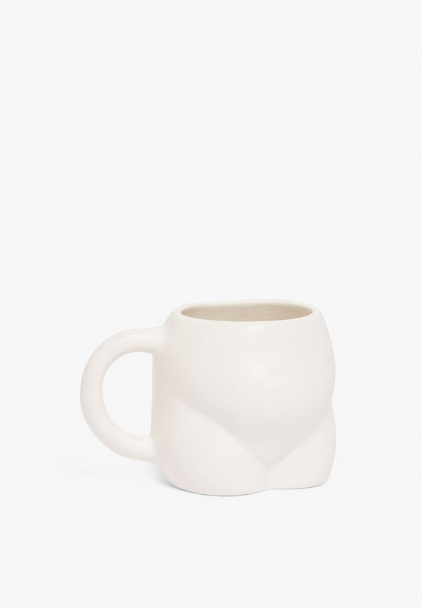 Ceramic body mug - White
