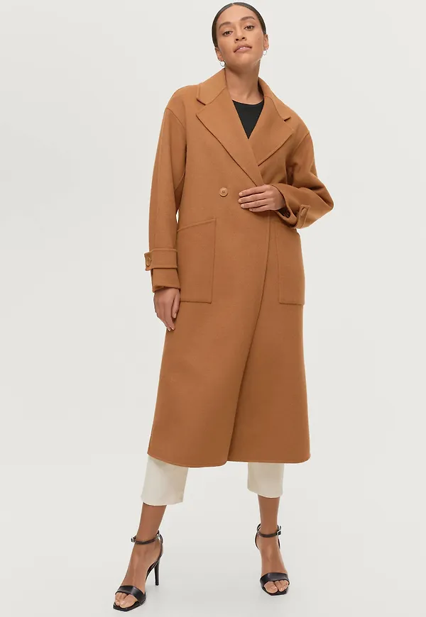 Ellos - Kappa Kim Wool Coat - Brun
