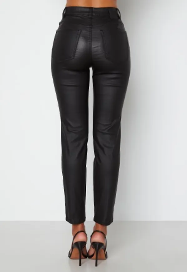 ONLY Emily-Nya HW Coated Ankle Pant Black S/32