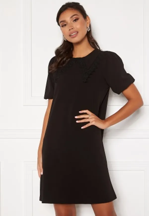 VERO MODA Valentina Collar Dres Black XS