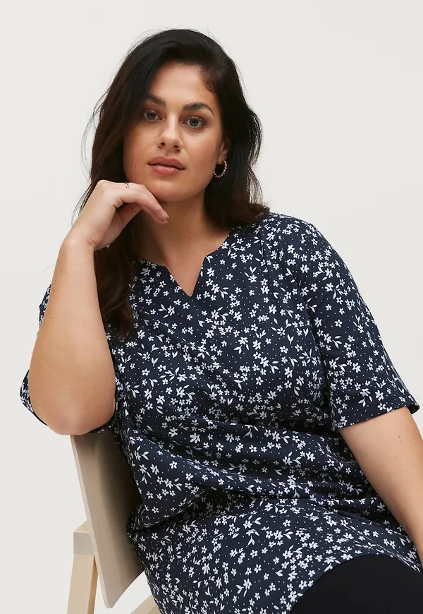 Zizzi - Tunika eAgnete 1/2 Tunic - Blå