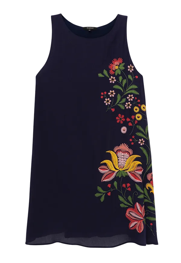 Desigual - Klänning Vest_Anjou - Blå