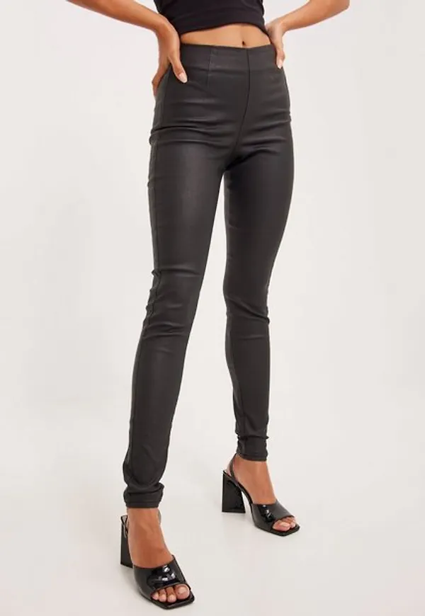Pieces Pcskin Paro Hw Coated Leggings/Noos Byxor
