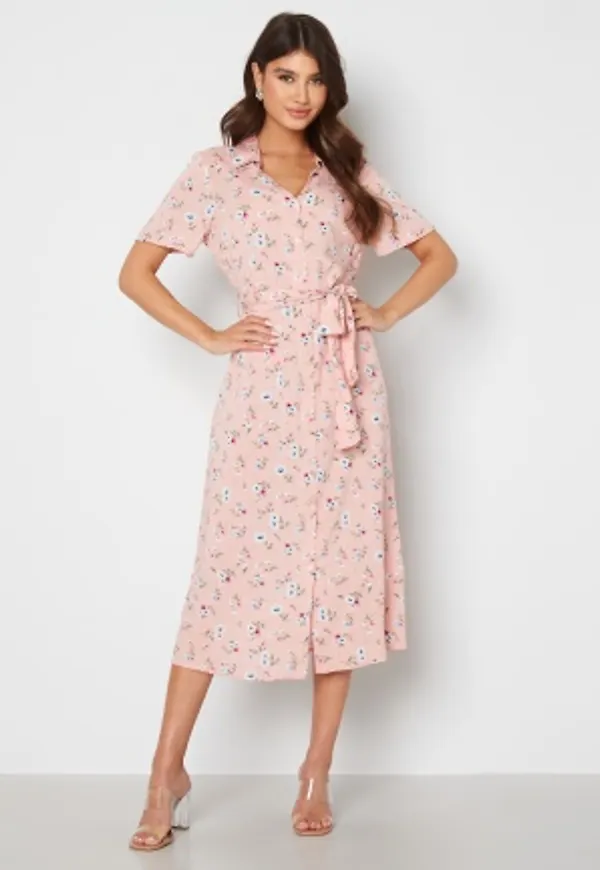 Happy Holly Ruthie shirt dress Pink / Patterned 48/50