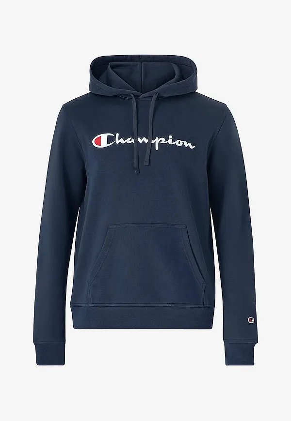 Champion - Huvtröja Hooded Sweatshirt - Blå