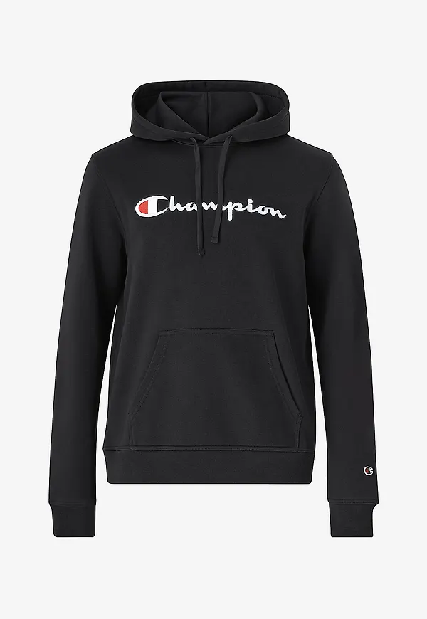 Champion - Huvtröja Hooded Sweatshirt - Svart