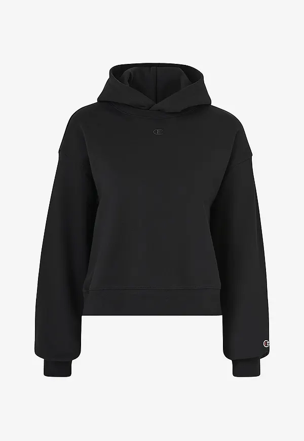 Champion - Huvtröja Hooded Sweatshirt - Svart