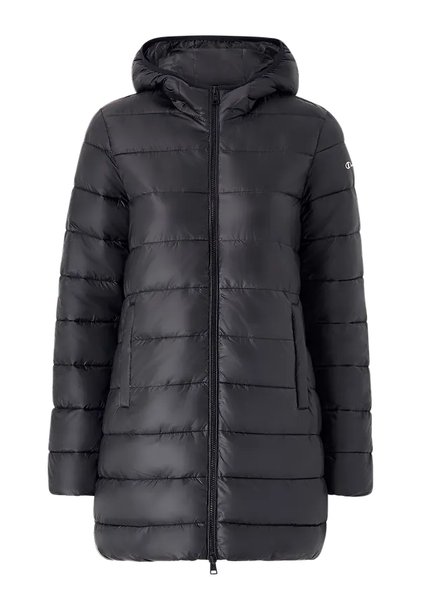 Champion - Jacka Hooded Polyfilled Jacket - Svart - 36