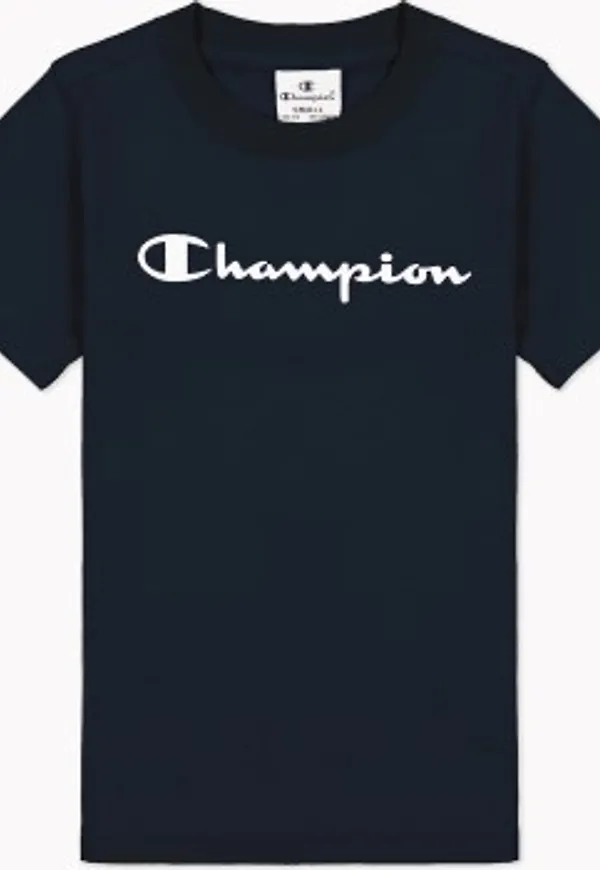 Champion American Classics Legacy Girls T-Shirt Marin bomull X-Large Dam