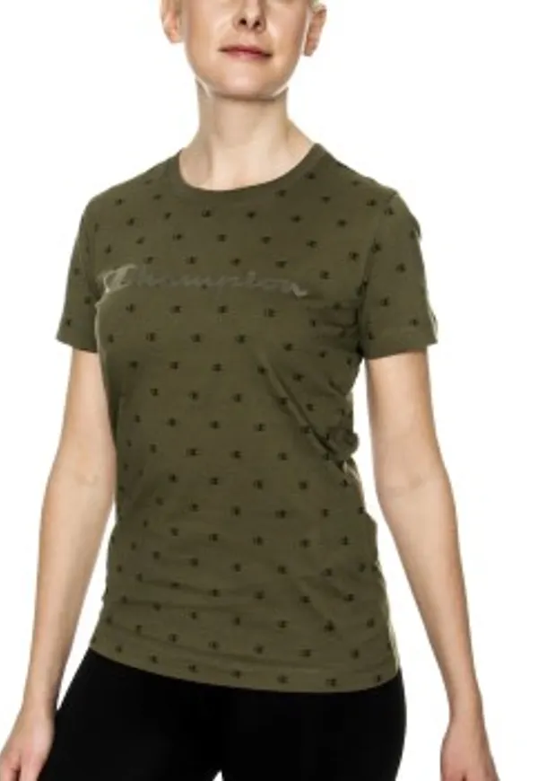Champion American Classics T-shirt Grön bomull Small Dam