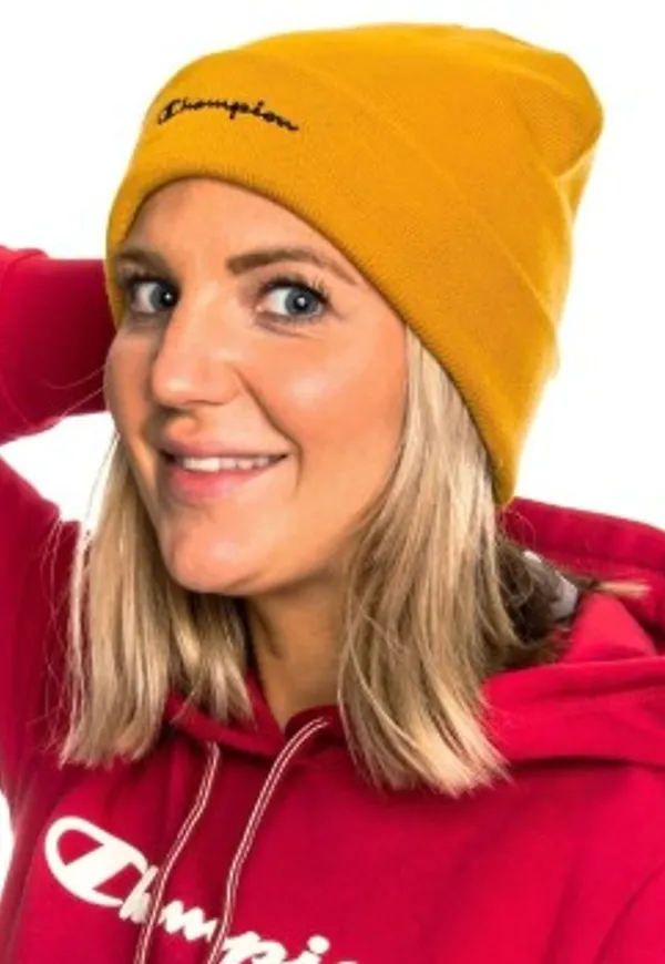 Champion Beanie Cap Unisex Senapsgul acryl One Size