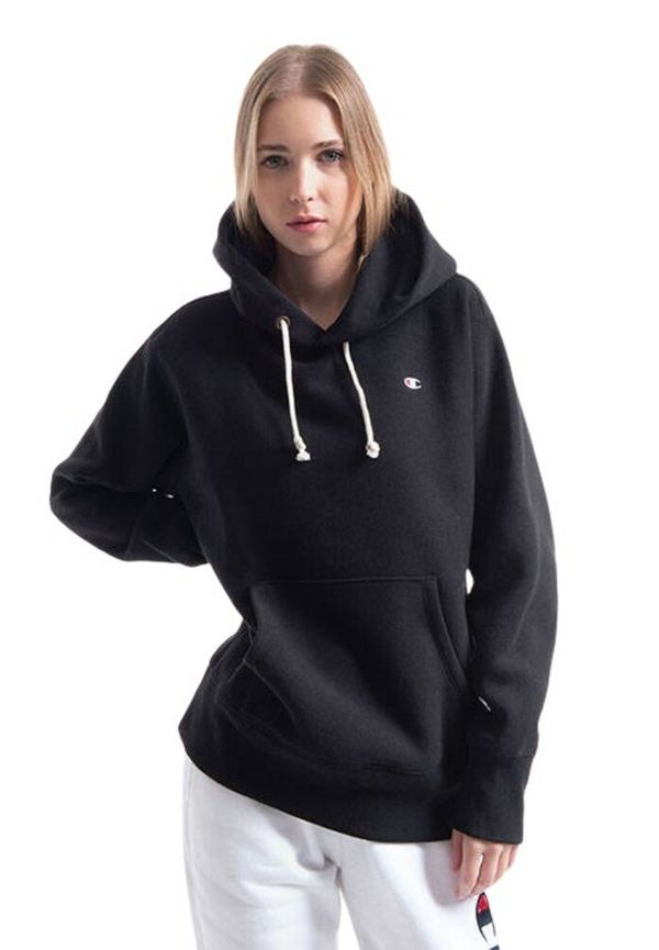 Champion Bluza Hooded Sweatshirt 114778 Kk001 Svart, Dam