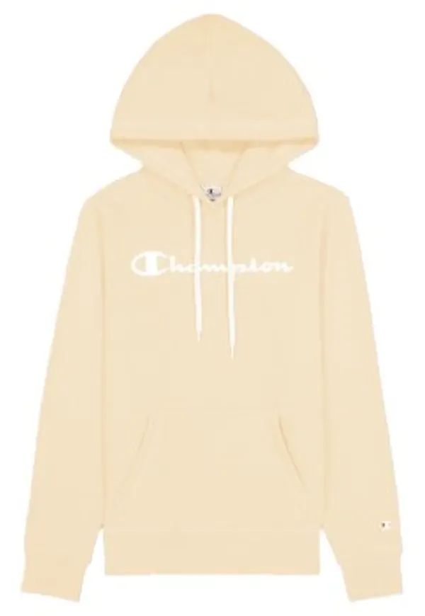 Champion Classics Women Hooded Sweatshirt Beige Small Dam