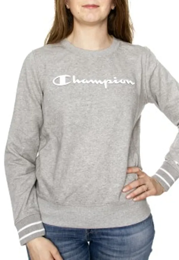 Champion Crewneck Sweatshirt Grå Small Dam