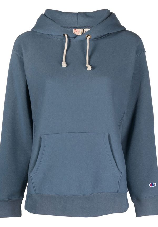 Champion hoodie med dragsko - Blå