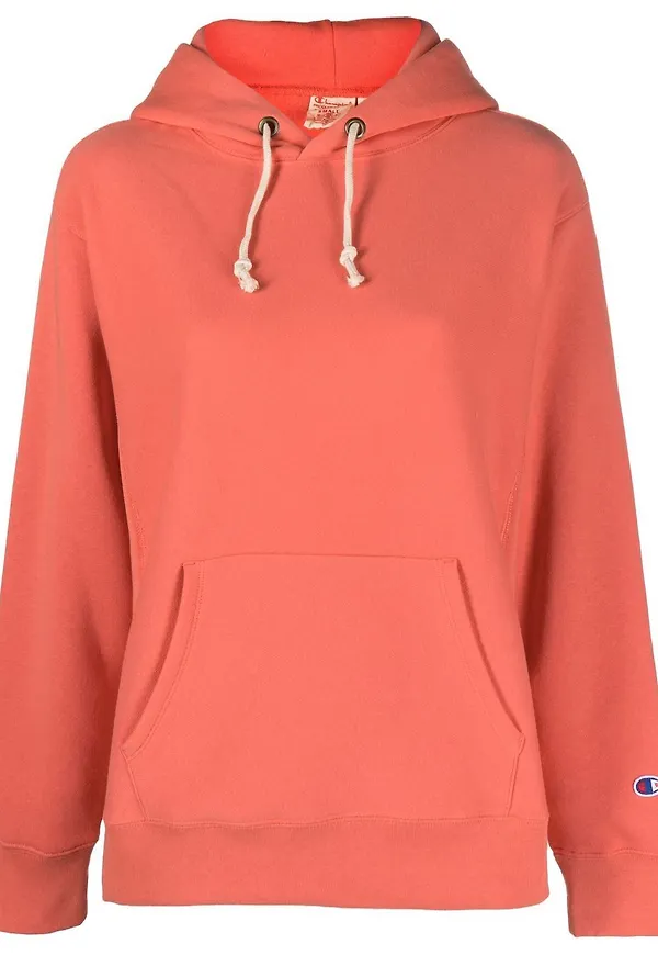 Champion hoodie med dragsko - Rosa