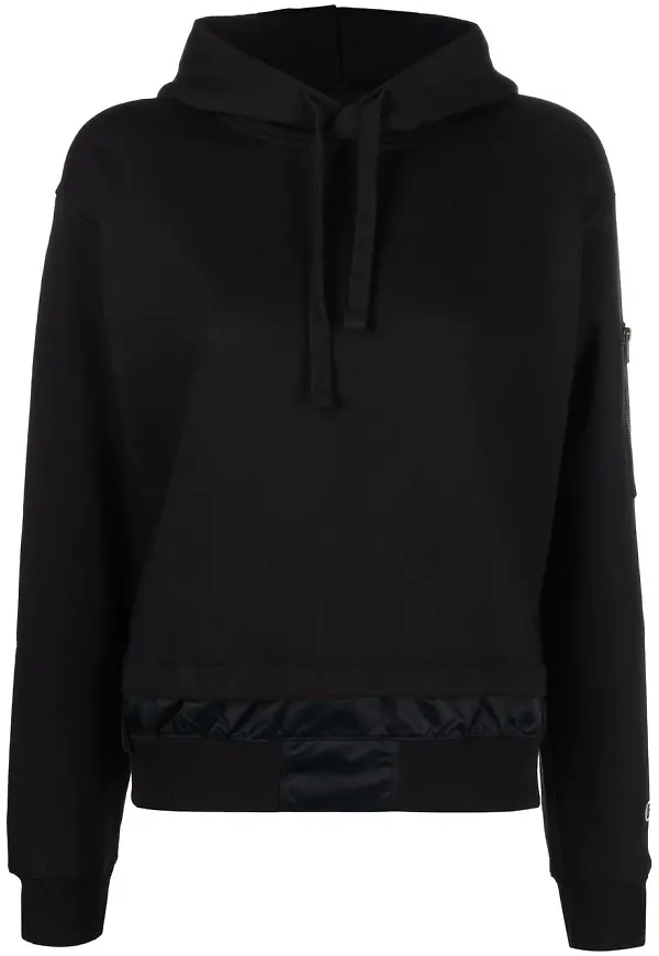 Champion hoodie med ficka - Svart