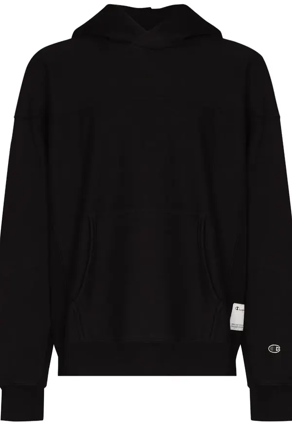 Champion hoodie med logotyp - Svart